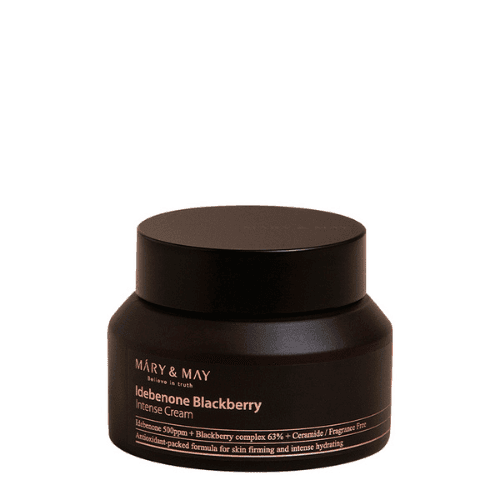Крем за лице с от къпини и идебенон Mary&May Idebenone Blackberry Intense Cream 70g