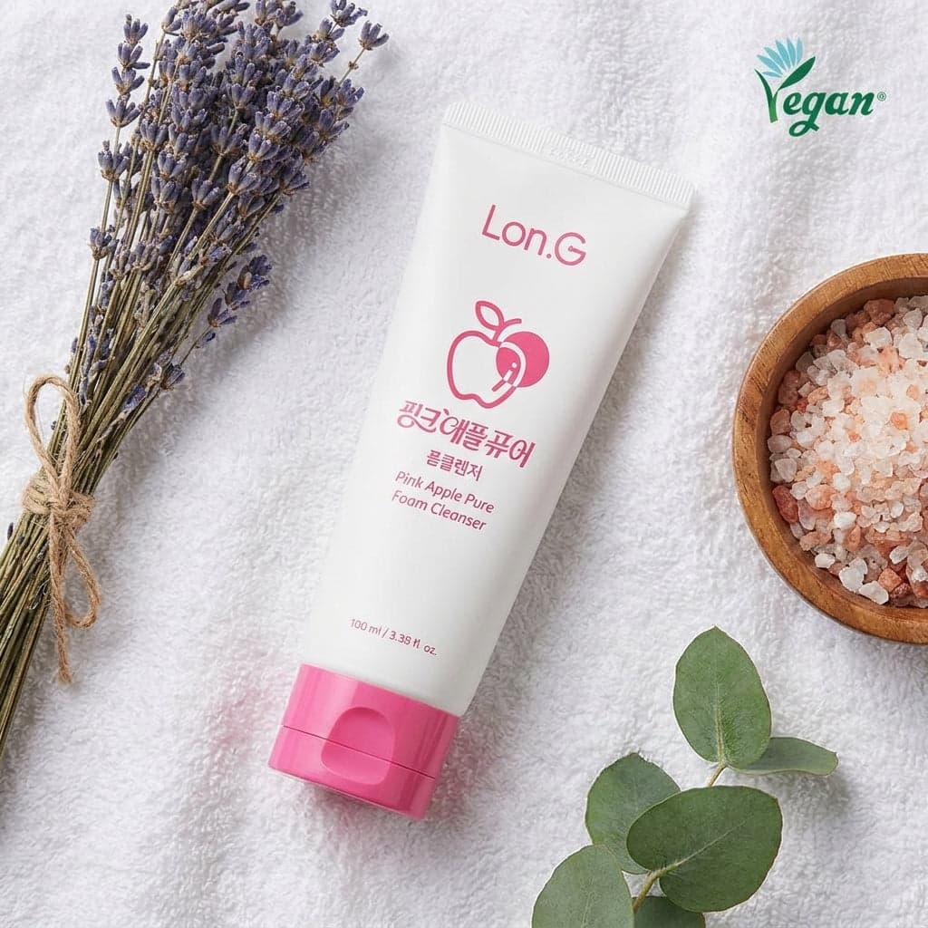 Почистваща пяна Lon.G Pink Apple Pure Foam Cleanser 100ml