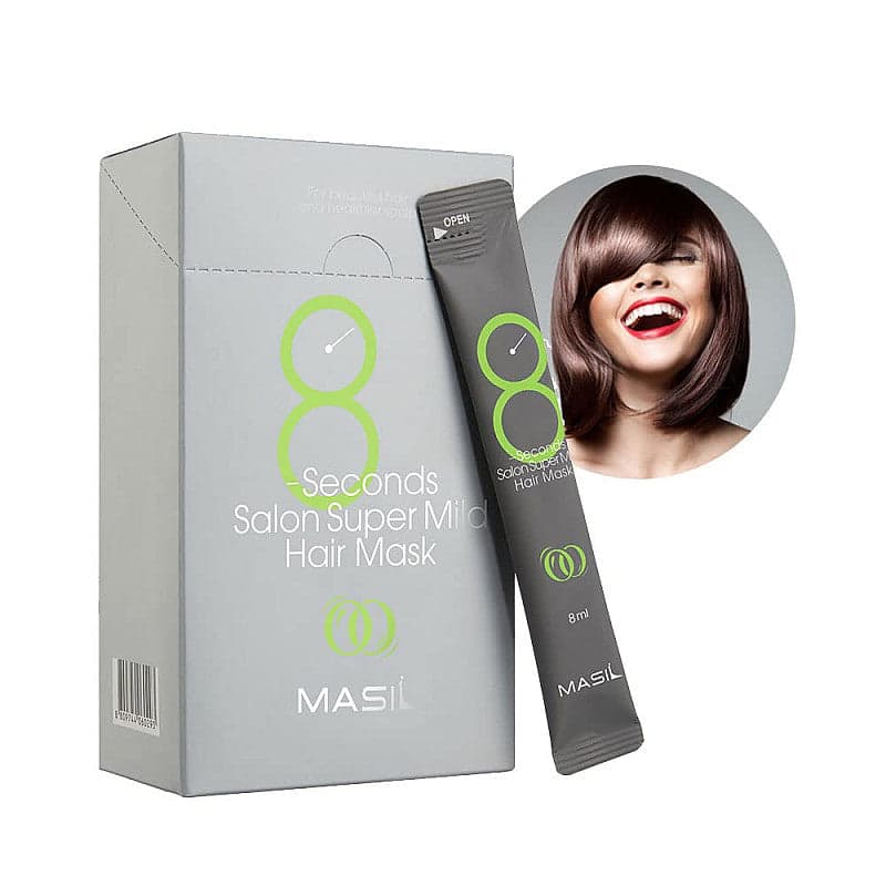 Бърза подхранваща маска за коса Masil 8 -Seconds Salon Super Mild Hair Mask Supermild Маска 8ml
