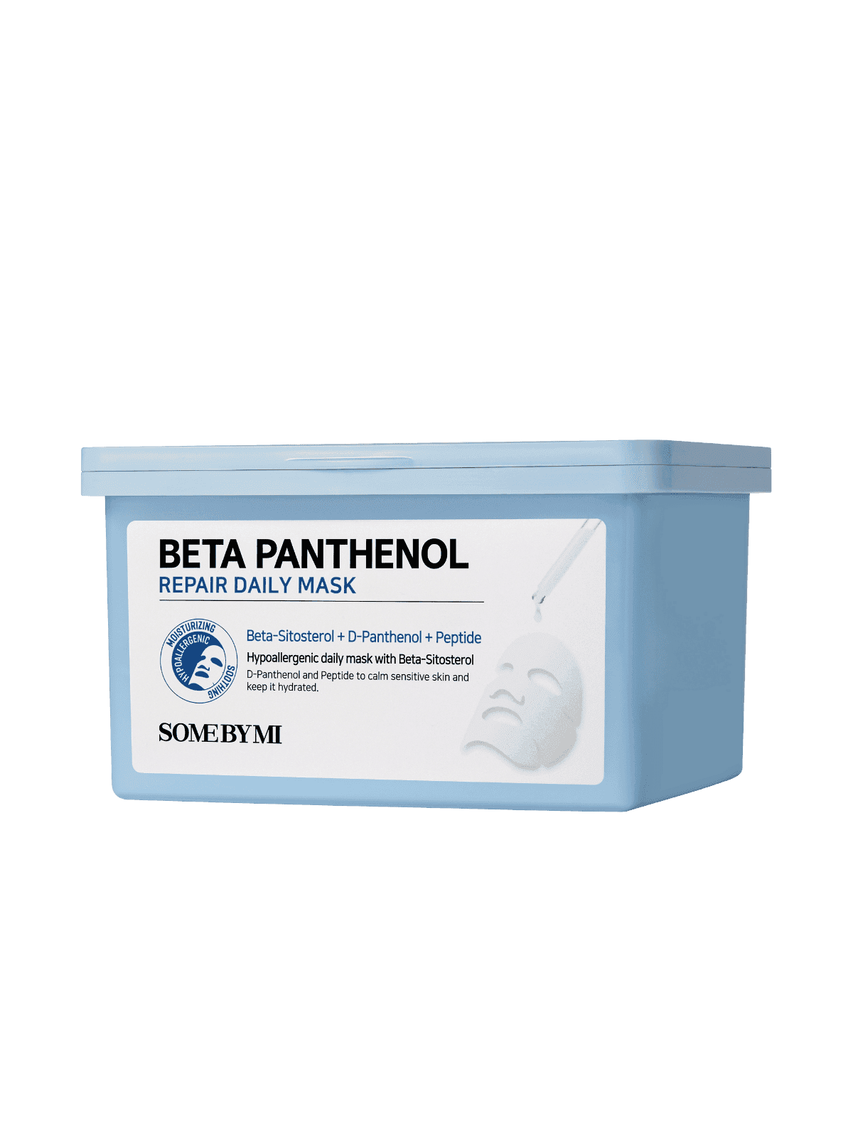 Успокояваща хидратираща шийт маска Some BY MI Beta Panthenol Repair Daily Mask 30бр