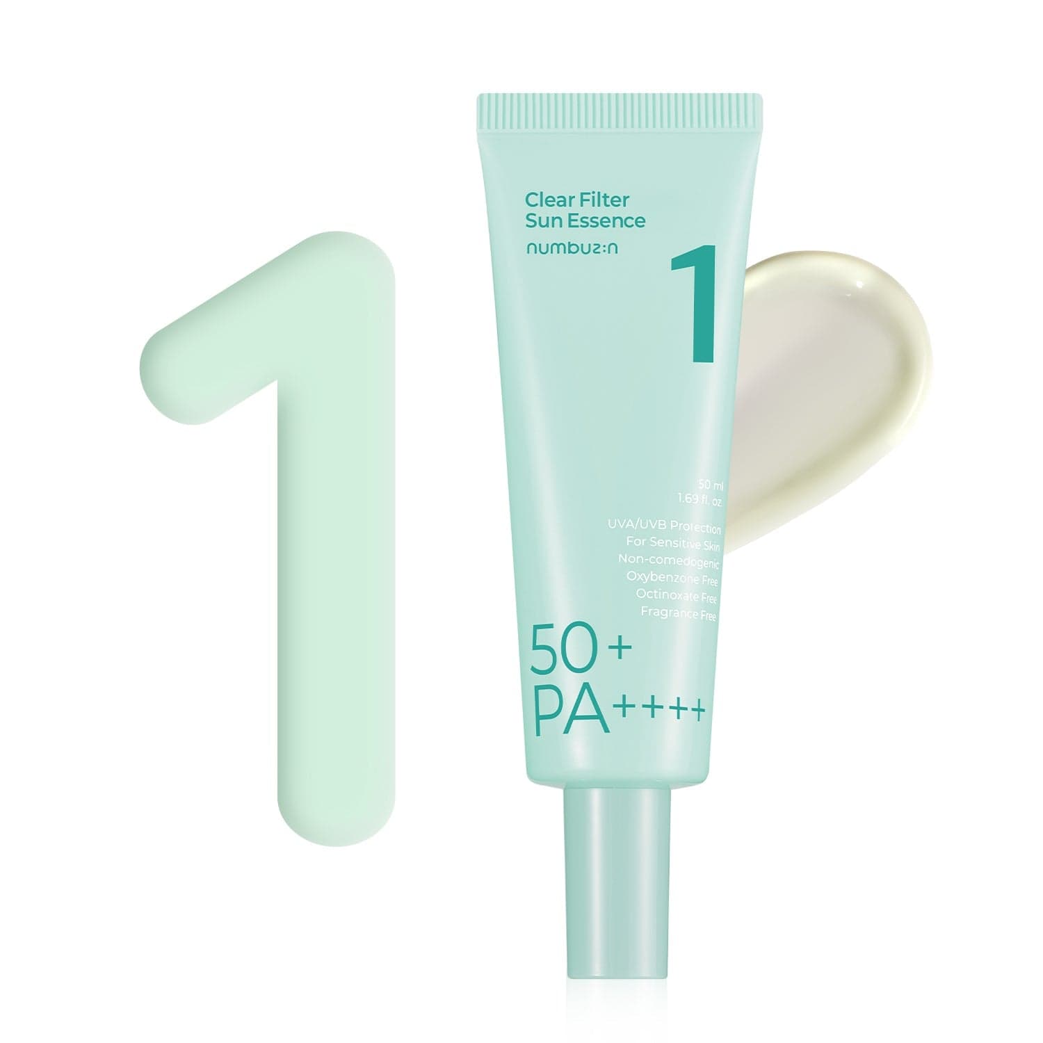 Слънцезащитна есенция Numbuzin No.1 Clear Filter Sun Essence SPF50+ PA++++ 50ml