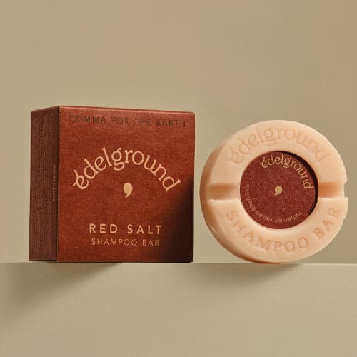 Твърд шампоан с червена сол Edelground Red Salt Shampoo Bar 100g