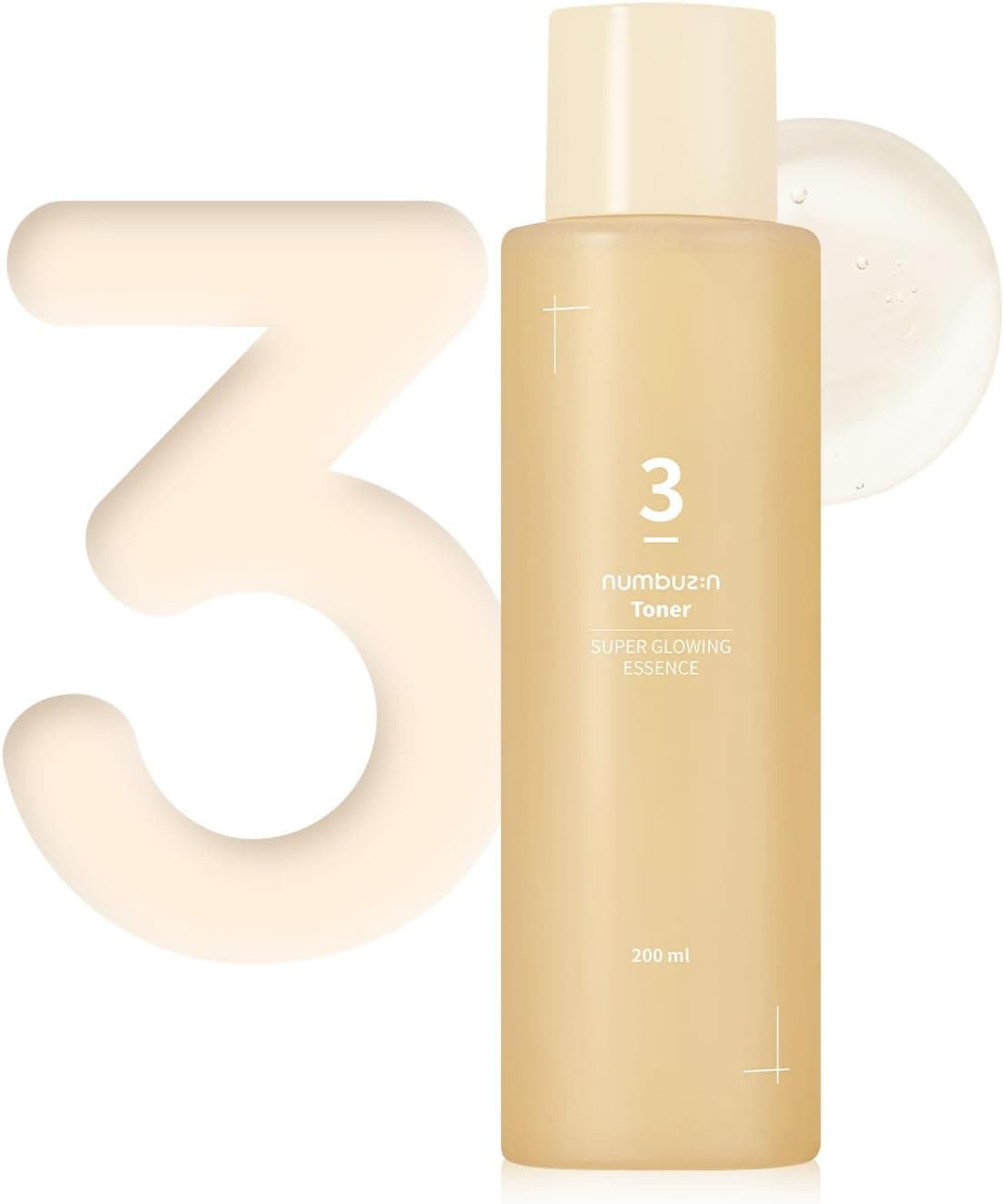 Тонер с ферменти и ниацинамид Numbuzin No.3 Super Glowing Essence Toner 200ml