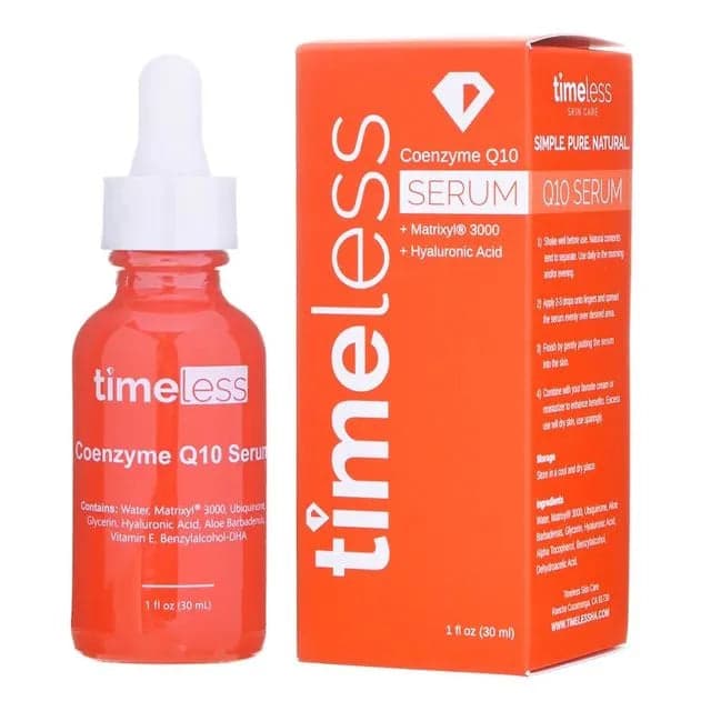 Подмладяващ антиоксидантен серум Timeless Coenzyme Q10 Serum + Matrixyl® 3000 + Hyaluronic Acid 30ml