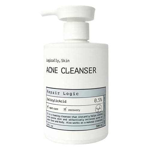 Пяна за лице със салициловата киселина Logically, Skin ACNE CLEANSER 300ml
