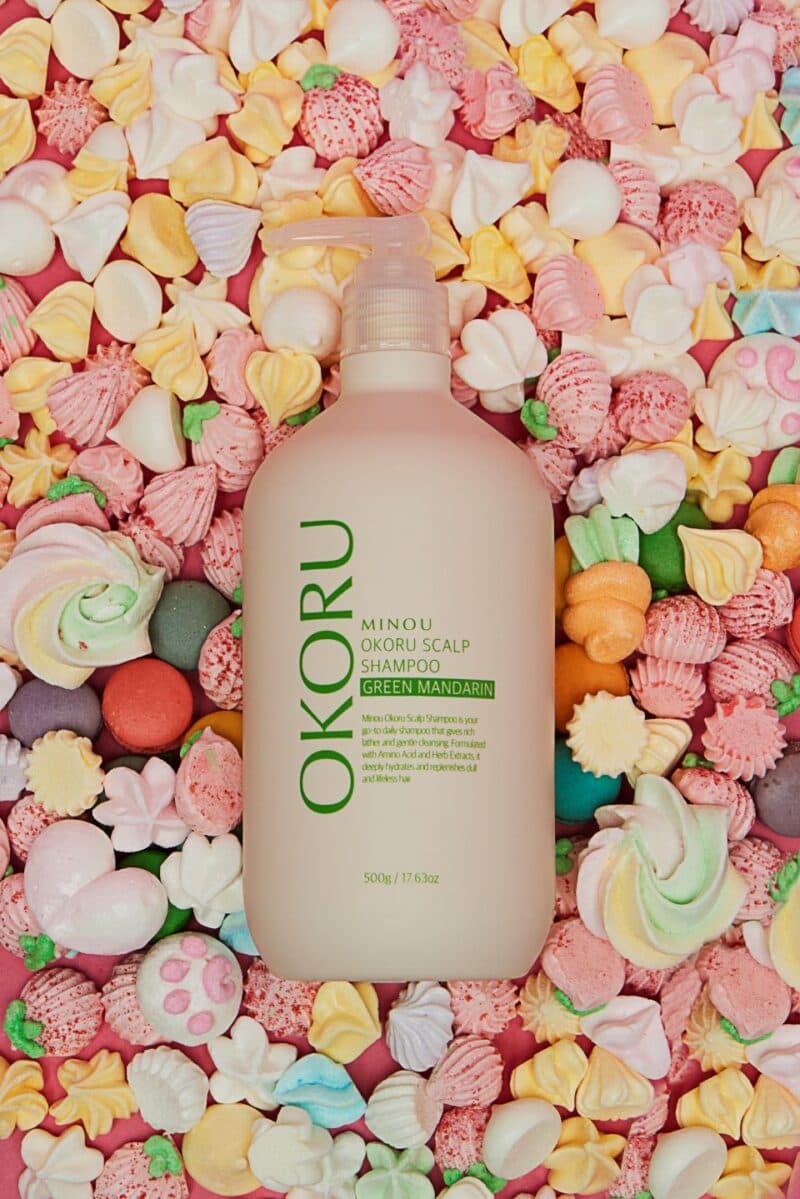 Шампоан с дълготраен аромат мандарина Okoru Minou Okoru Scalp Shampoo Green Mandarin 500ml