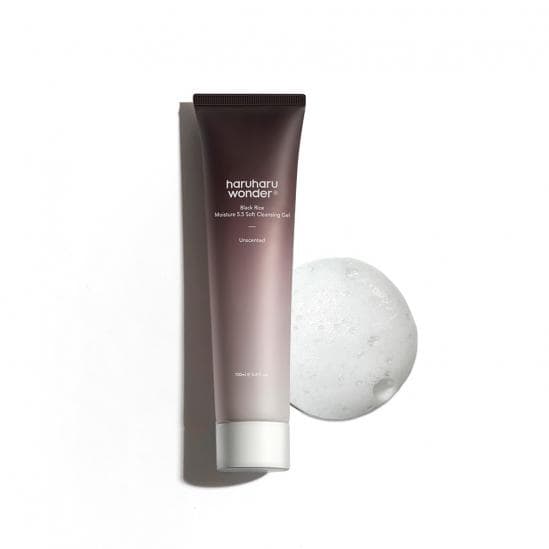 Почистващ гел за лице с черен ориз Black Rice Moisture 5.5 Soft Cleansing Gel Haruharu Wonder 100ml