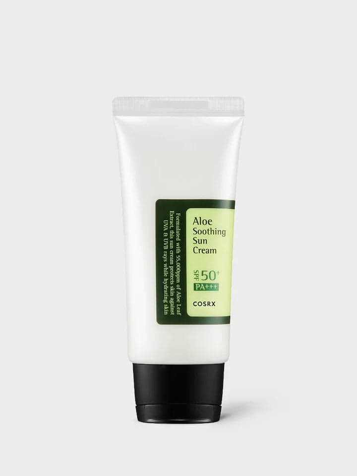 Слънцезащитен крем за лице с алое COSRX Aloe Soothing Sun Cream SPF50+ 50ml