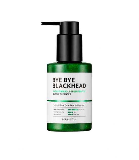 Почистващ гел срещу черни точки SOME BY MI Bye Bye Blackhead 30 Days Miracle Green Tea Tox Bubble Cleanser 120ml