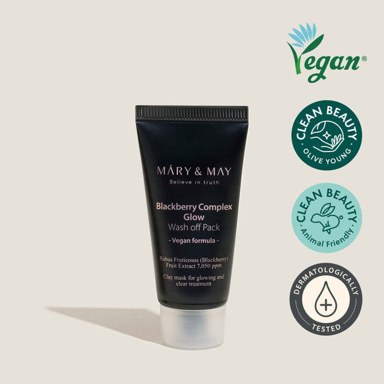 Mary & May Измиваща маска за блясък с къпинов комплекс 30g
