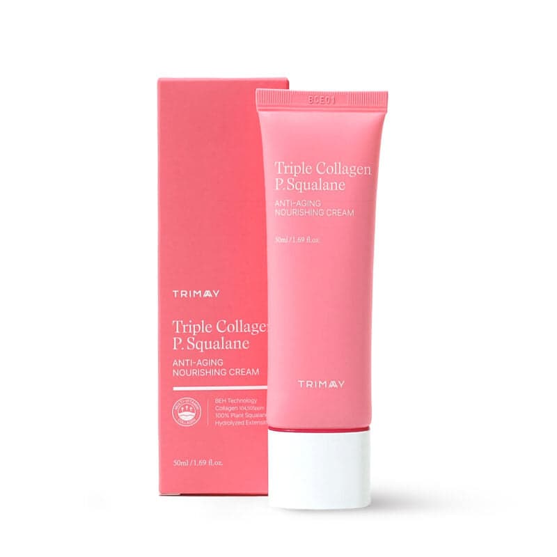 Подхранващ крем за лице с колаген Trimay Triple Collagen P.Squalane Anti-Aging Nourishing Cream 50ml