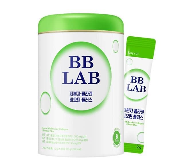 Нискомолекулен морски колаген с биотин на прах BB LAB Low Molecular Collagen Biotin Plus 30x2g