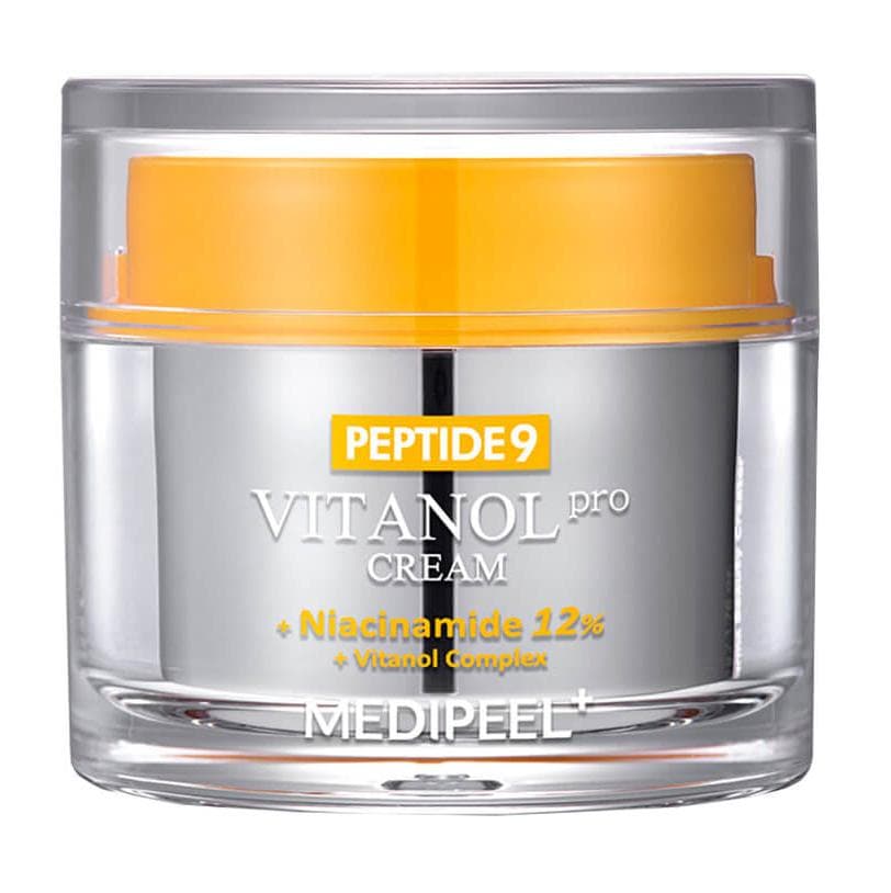 Озаряващ антиейдж крем за лице Medi Peel Peptide9 Vitanol pro Cream + Niacinamide 12% + Vitanol Complex 50ml