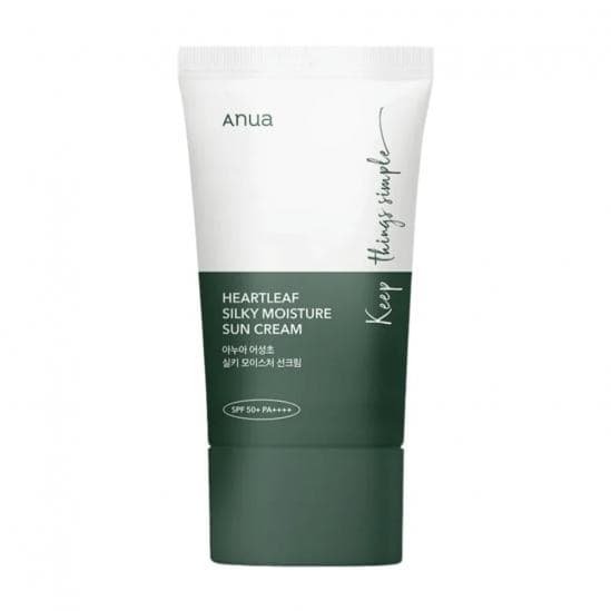 Успокояващ слънцезащитен крем с хаутюния Anua Heartleaf Silky Moisture Sun Cream 50ml