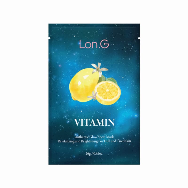 Озаряваща маска с центела Lon.G VITAMIN Authentic Glow Sheet Mask 26g